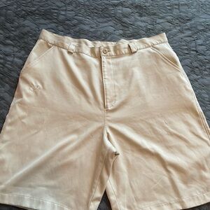 Under Armour Tan Flat Front Shorts